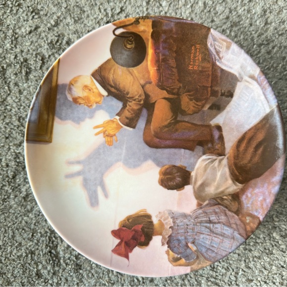 Set of 11 Norman Rockwell Collectors plates. 1979-1991 missing 1980,1990 - Picture 8 of 15
